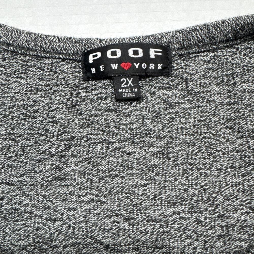 Women's 2XL Shirt POOF New York Long Sleeve Crewneck (stretchy) - Picture 2 of 10